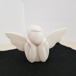 Unk White Angelic Ceramic Decor